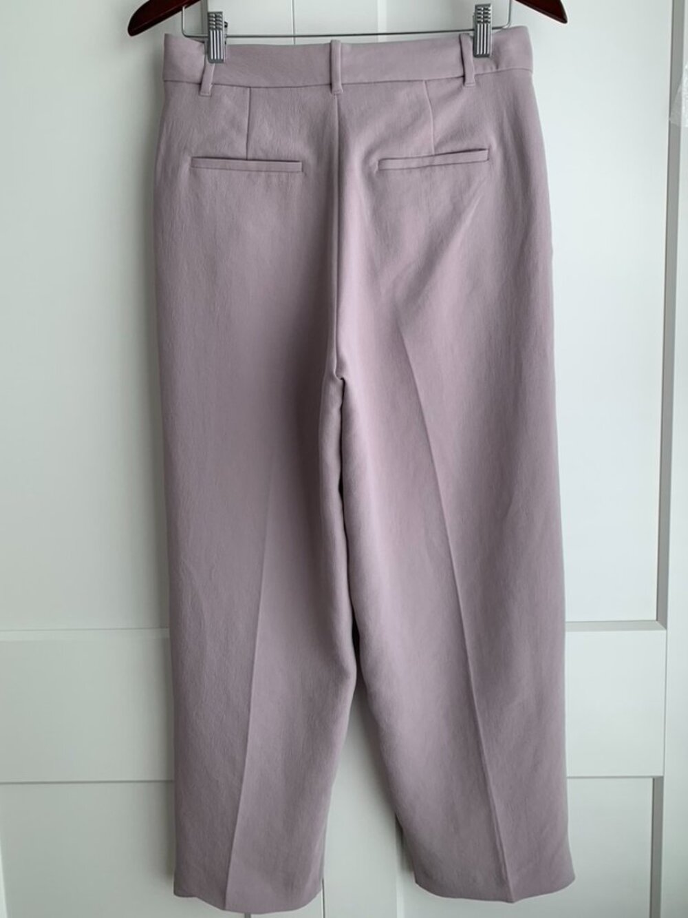 Wilfred The Effortless Pant Women's Size 10 High-Rise Lavender Japanese Crepette - Picture 2 of 3